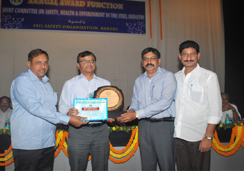 Ispat Suraksha Puraskar Awards by the Joint Committee on Safety, Health & Environment (JCSSI)
